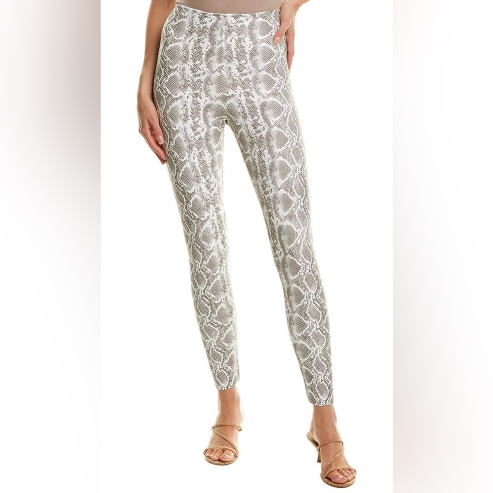 commando Women's Faux Leather Animal Print Legging, snakeskin print, Small